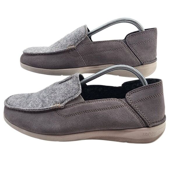 Clarks Mens Size 10 Gorwin Step Sneakers in Grey Suede NWOT - Picture 2 of 12